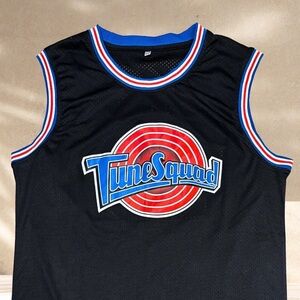 Tune Squad Black Basketball Jersey Mens XL